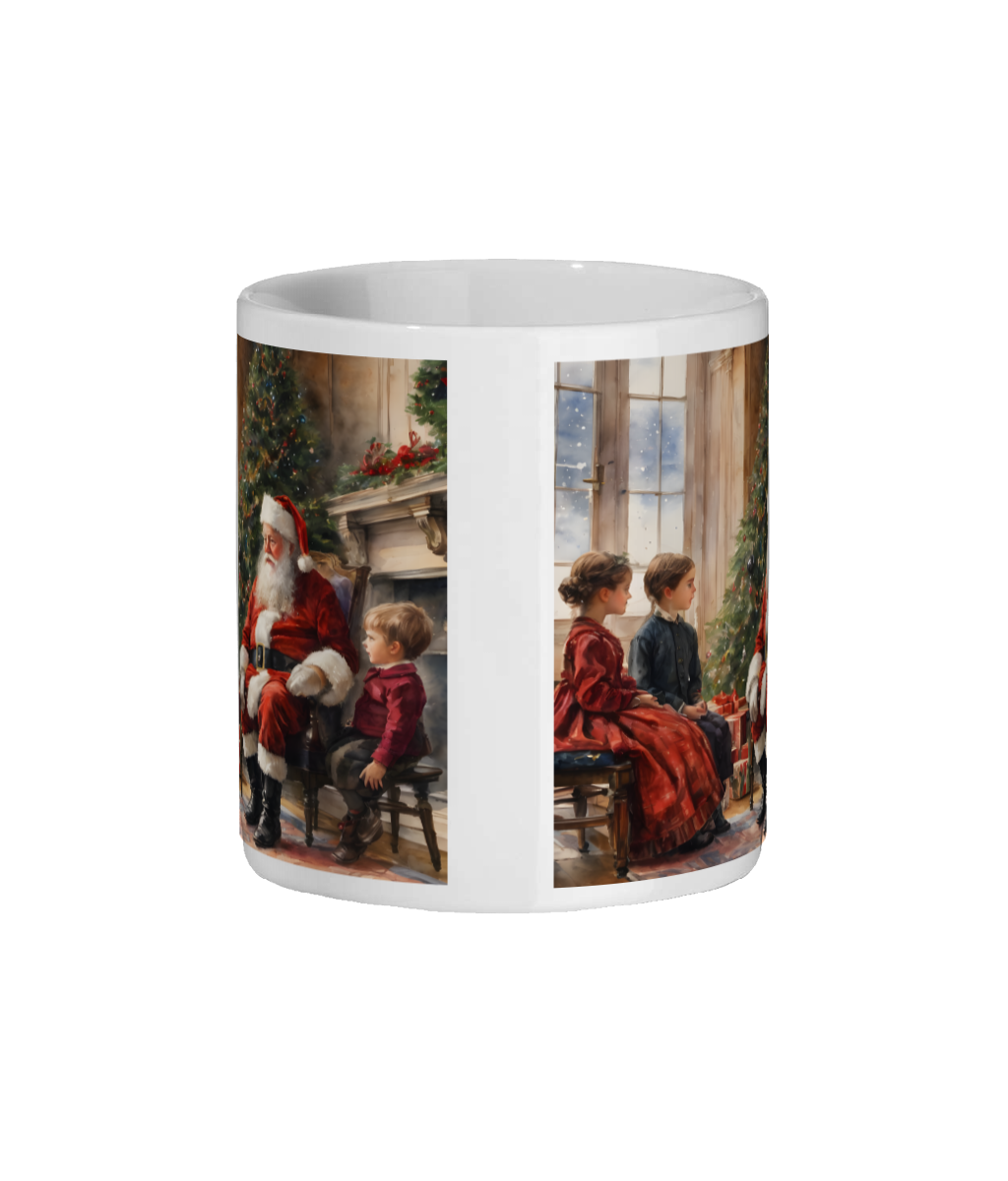 Ceramic Mug 11oz/325ml - Meeting Father Christmas - Image 2