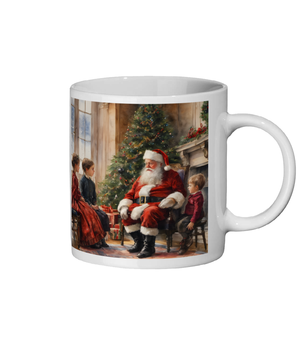 Ceramic Mug 11oz/325ml - Meeting Father Christmas - Image 3
